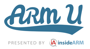 Logo for ARM-U webinar program [Image by creator  from insideARM]