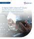 Whitepaper cover text A digital debt collection future: Maximizing collections and staying compliant with an image of a hand holding a cell phone [Image by creator  from ]